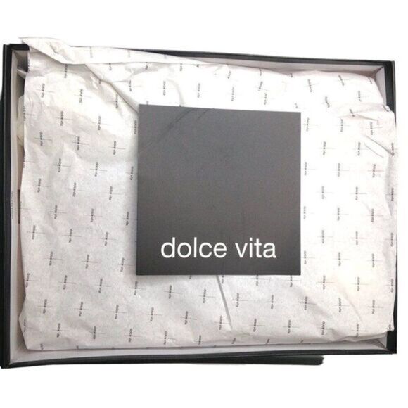 Dolce Vita Camel Cai Fringe Suede Leather Slide Wedge Platform Sandals 8… - Picture 3 of 4